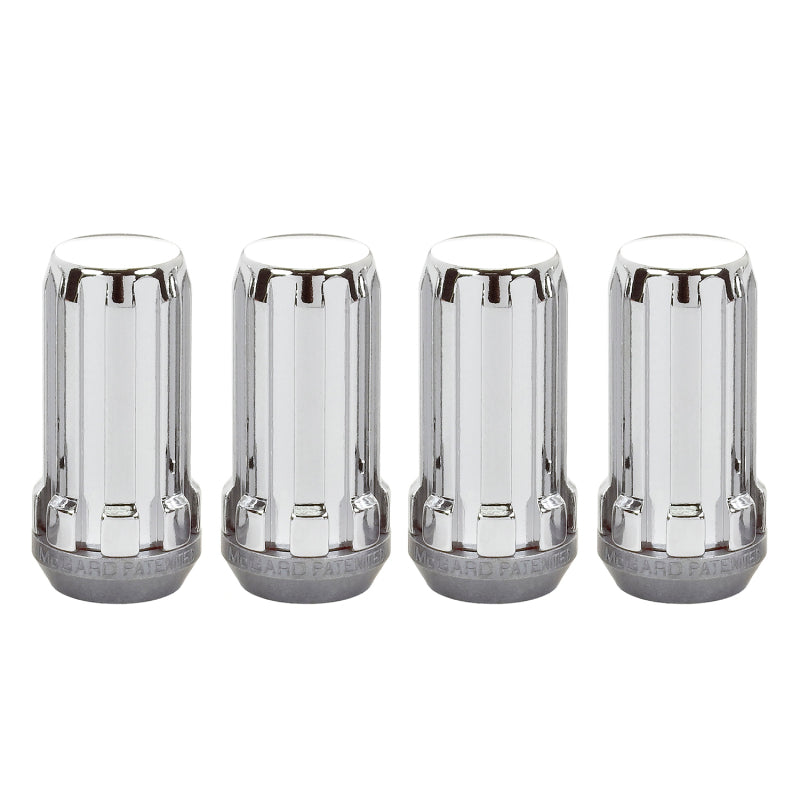 McGard SplineDrive Lug Nut (Cone Seat) M14X1.5 / 1.935in. Length (4-Pack) - Chrome (Req. Tool) 65310 65310 Photo - Primary