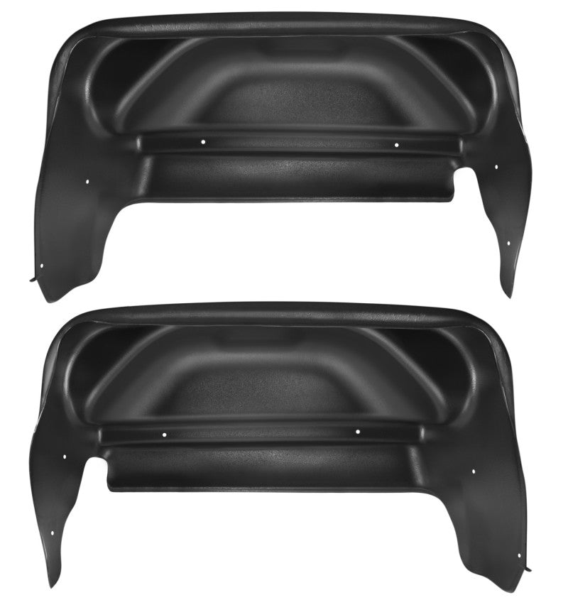 Husky Liners 14-17 GMC Sierra Black Rear Wheel Well Guards (2pc) 79031 Photo - Primary