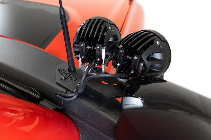 Addictive Desert Designs ADD 21-23 Ford Bronco/Raptor Dual Ditch Light Brackets AC2301801NA AC2301801NA Photo - Mounted