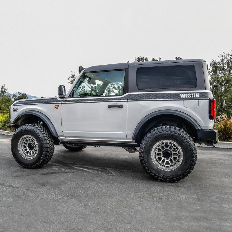 Westin 21-23 Ford Bronco 2dr (Excl. Sport) XTS Pinch Weld Covers - Tex. Blk 42-141855 42-141855 Photo - Mounted