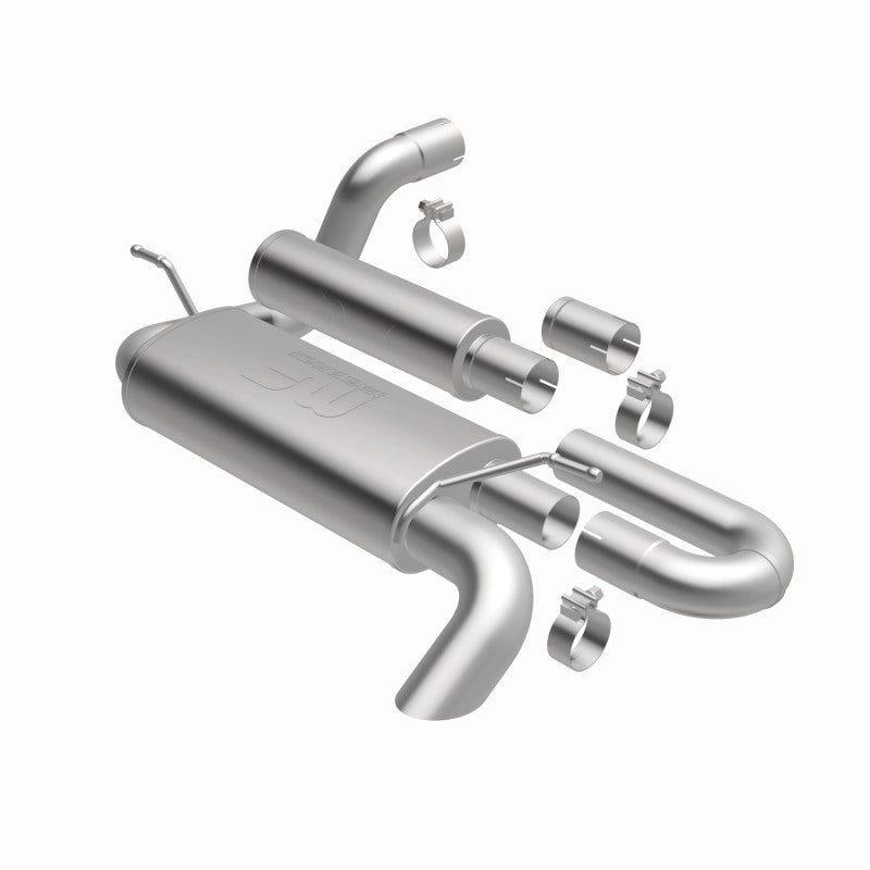 Magnaflow 18-23 Jeep Wrangler JL 2.0L/3.6L Overland Series Axle-Back Exhaust 19620 19620 360 Degree Image Set
