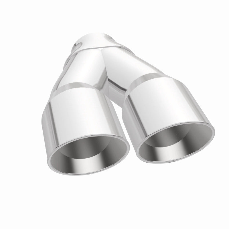 Magnaflow Double Wall 3in Dual Round Polished Tip 2.25in Inlet 35226 35226 360 Degree Image Set