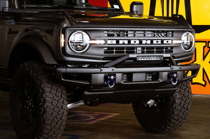 DV8 Offroad 21-22 Ford Bronco Factory Modular Front Bumper Bull Bar LBBR-04 LBBR-04 Photo - Unmounted
