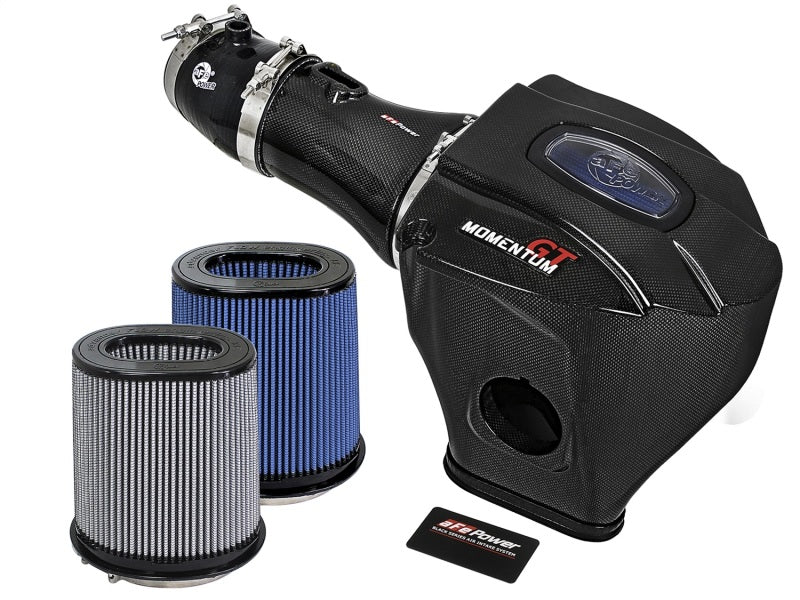aFe Momentum GT Black Series Carbon Fiber Cold Air Intake System Dodge 52-72204-CF Photo - Primary