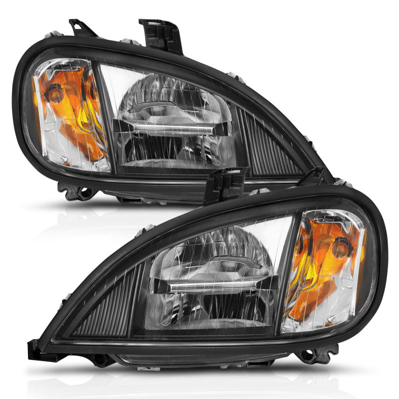 ANZO 1996-2013 Freightliner Columbia LED Crystal Headlights Black Housing w/ Clear Lens (Pair) 131028 131028 User 1