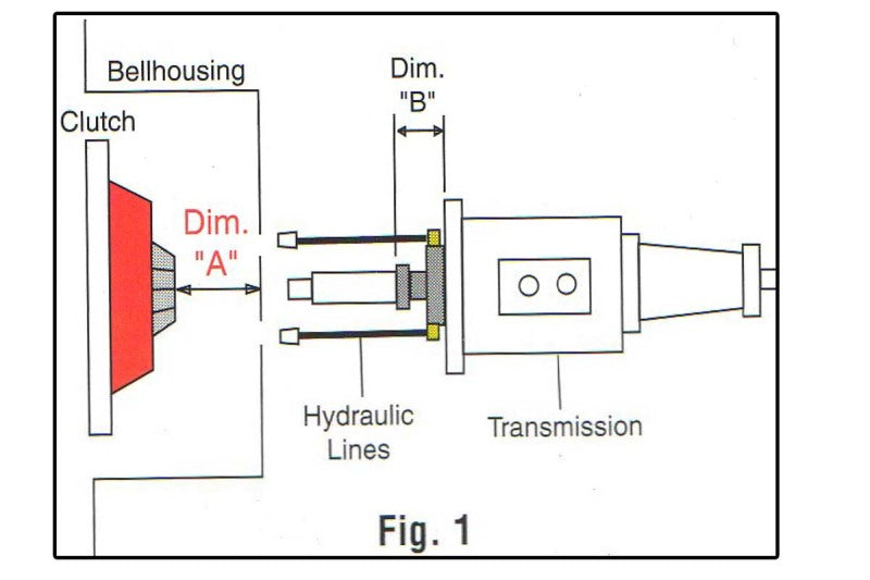 McLeod Hyd T.O. Brg Kit W/Hyd T.O. Brg 1979-04 Mustang Replaces Cable 14-325 14-325 Technical Drawing