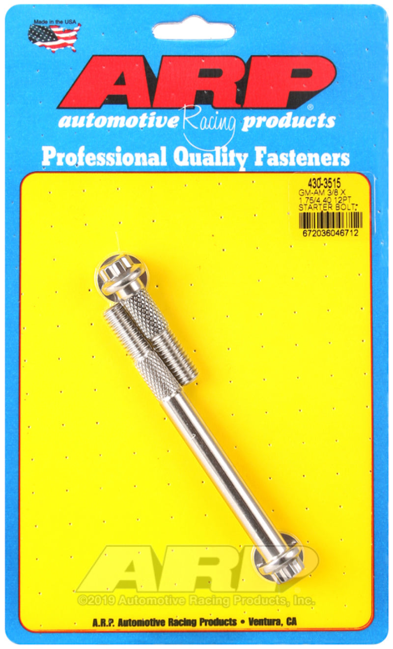 ARP GM 3/8 X 1.750/4.400 12pt SS Starter Bolt Kit 430-3515 Photo - Primary