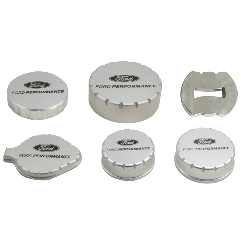 Ford Racing 15-19 Mustang 2.3L/5.0L/5.2L Aluminum Machined Engine Cap Covers M-6766-M50A M-6766-M50A Photo - Unmounted