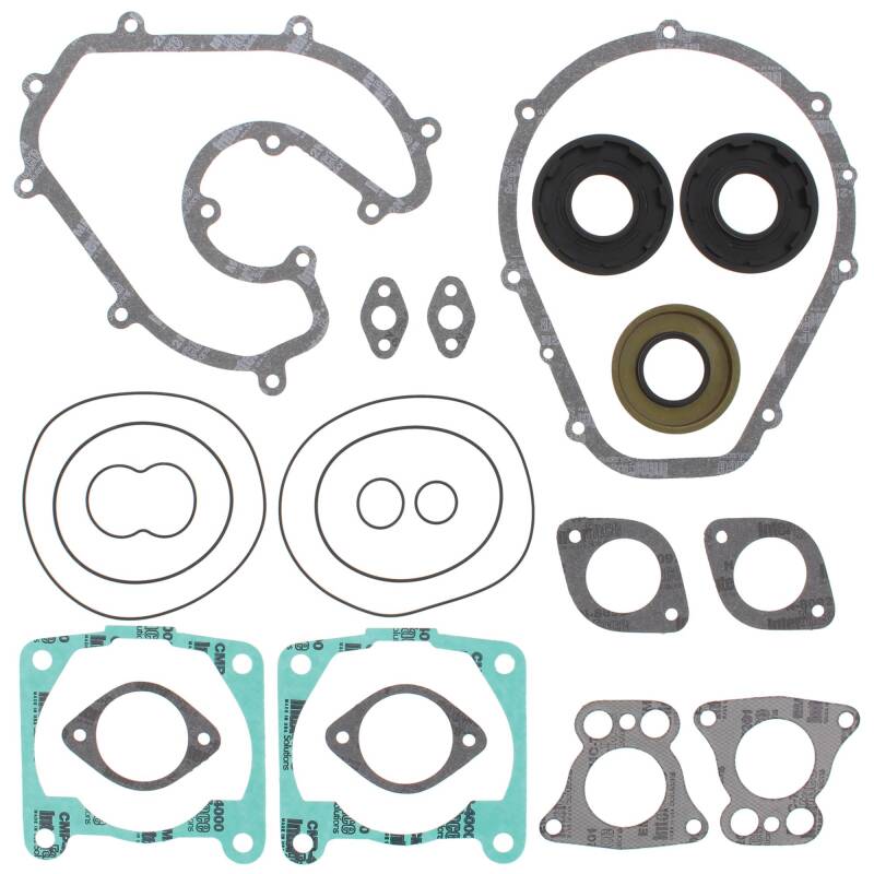 Vertex Pistons Vertex Gaskets 02-04 Polaris Virage I Complete Gasket Kit w/ Oil Seals 611808 611808 Photo - Primary