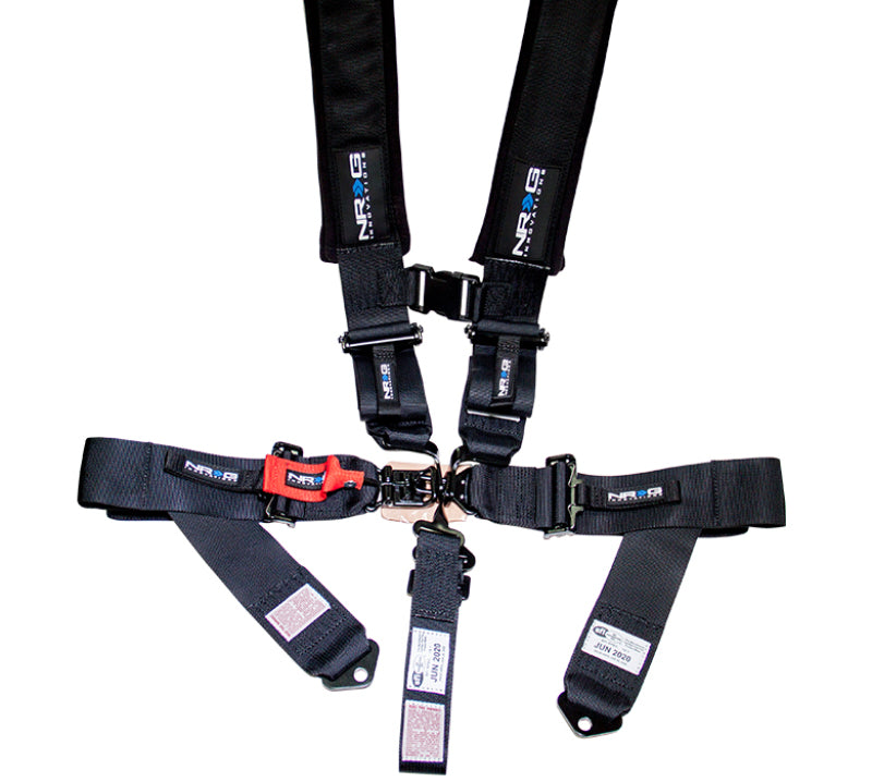 NRG SFI 16.1 5PT 3in Seat Belt Harness / Latch Link - Black SBH-5PCBK-620 SBH-5PCBK-620 Photo - Primary