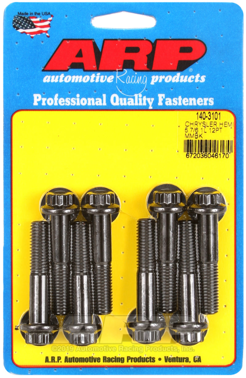 ARP Chrysler hemi 5.7/6.1L 12pt Motor Mount Bolt Kit 140-3101 User 1