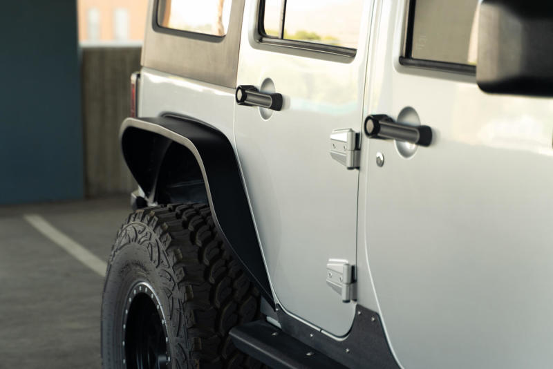 DV8 Offroad 07-18 Jeep Wrangler JK Slim Fender Flares FDJK-07 FDJK-07 Photo - Unmounted