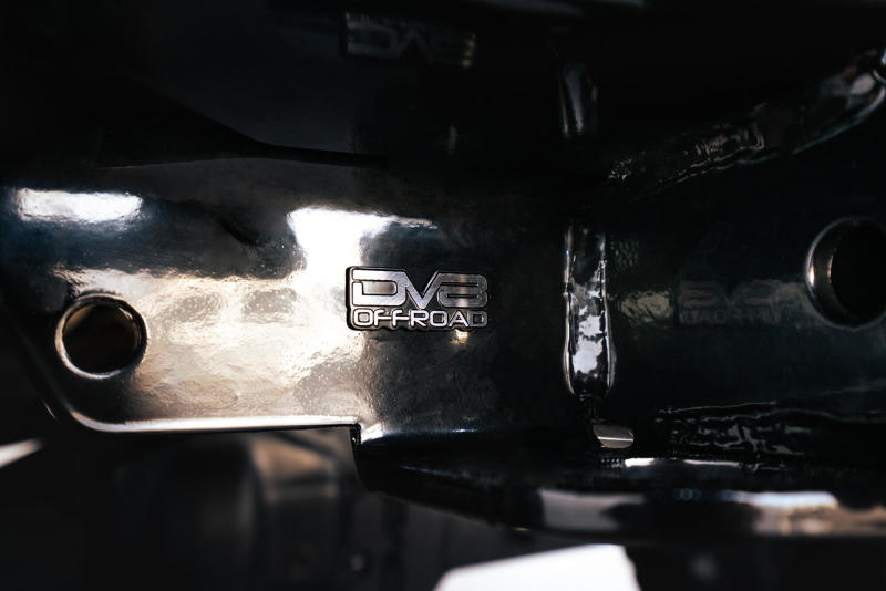 DV8 Offroad 07-21 Jeep Wrangler (JK/JL) Bolt-On Hitch w/o Lights AHJP-02 AHJP-02 Photo - Mounted