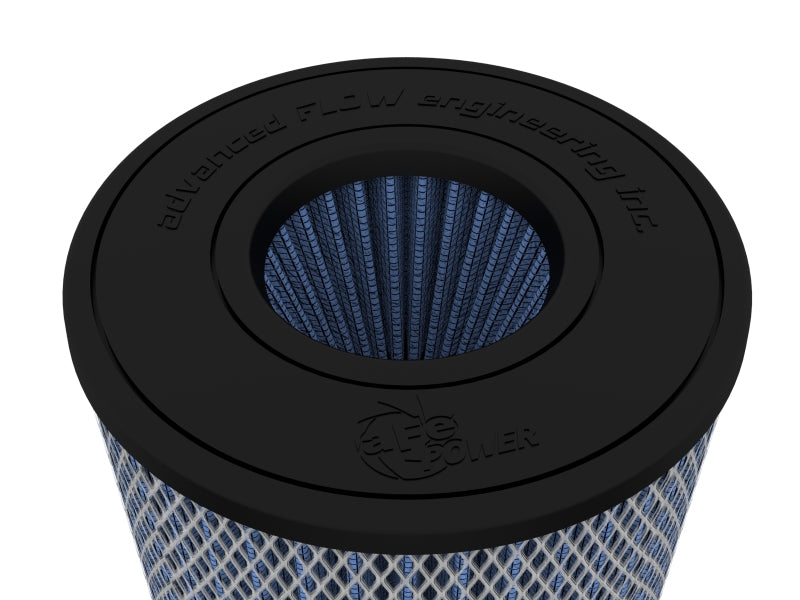 aFe Magnum Flow Pro 5R Air Filter 4in. Flange ID x 6-1/2in. Base x 6-1/2in. Top x 8 in. Height 24-91153 24-91153 Photo - Unmounted