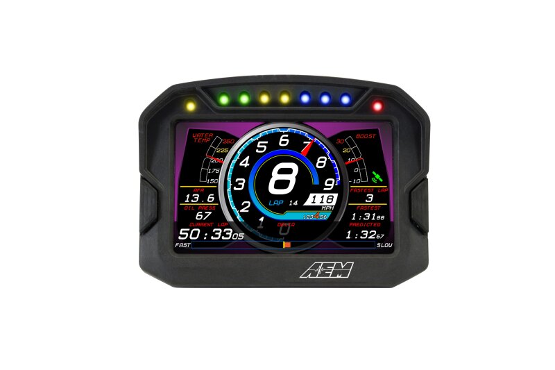 AEM CD-5G Carbon Digital Dash Display w/ Interal 10Hz GPS & Antenna 30-5602 30-5602 Photo - out of package