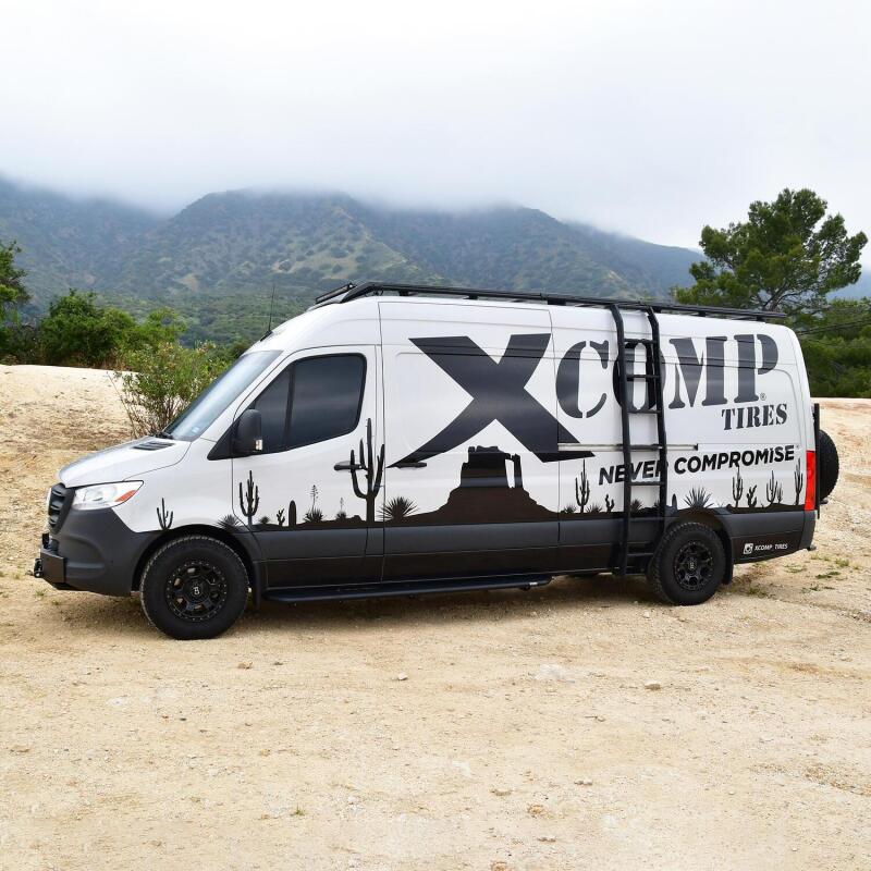 Westin 07-23 Mercedes-Benz Sprinter w/ 144in. Wheelbase Outlaw Nerf Step Bars - Textured Black 28-31035 28-31035 Photo - lifestyle view