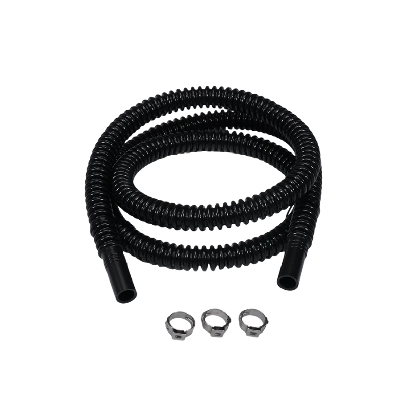 DeatschWerks Convoluted Tubing 1000mm Length x 8mm ID Side 1 x 8mm ID Side 2 - Black 9-CT-40-516 9-CT-40-516 Photo - Primary