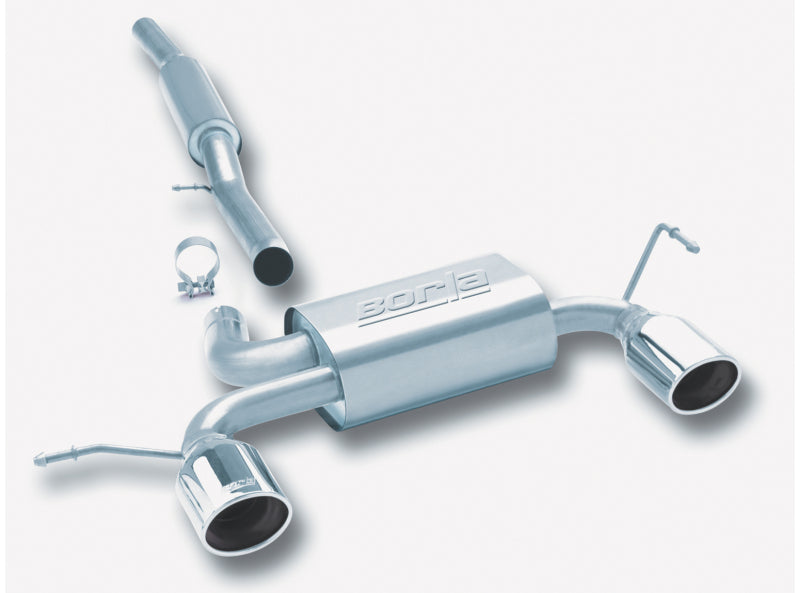 Borla 01-06 Audi TT Quattro 1.8T 225HP MT AWD 2dr Single Split Rear Exit SS Catback Exhaust 14957 14957 Photo - Primary