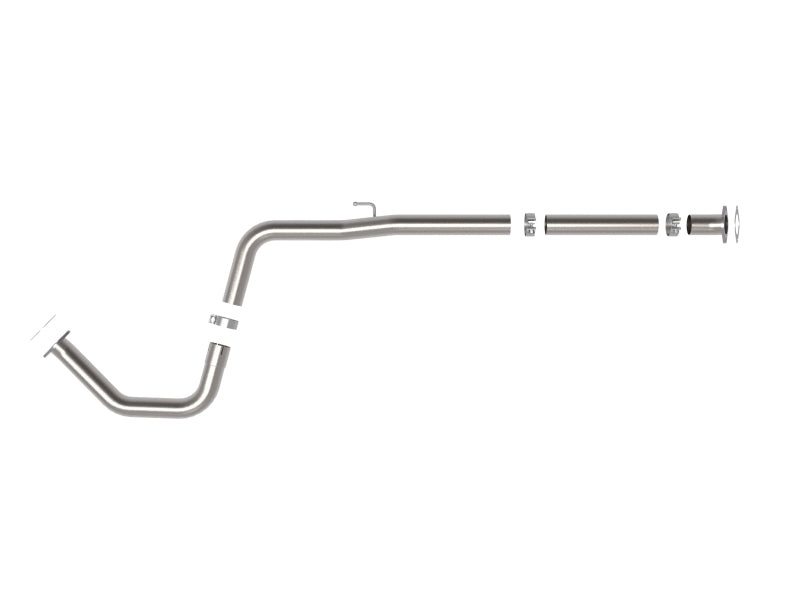 aFe Takeda 3 IN 304 Stainless Steel Mid-Pipe Hyundai Elantra N 22-23 L4-2.0L (t) 49-37026 49-37026 Photo - Unmounted