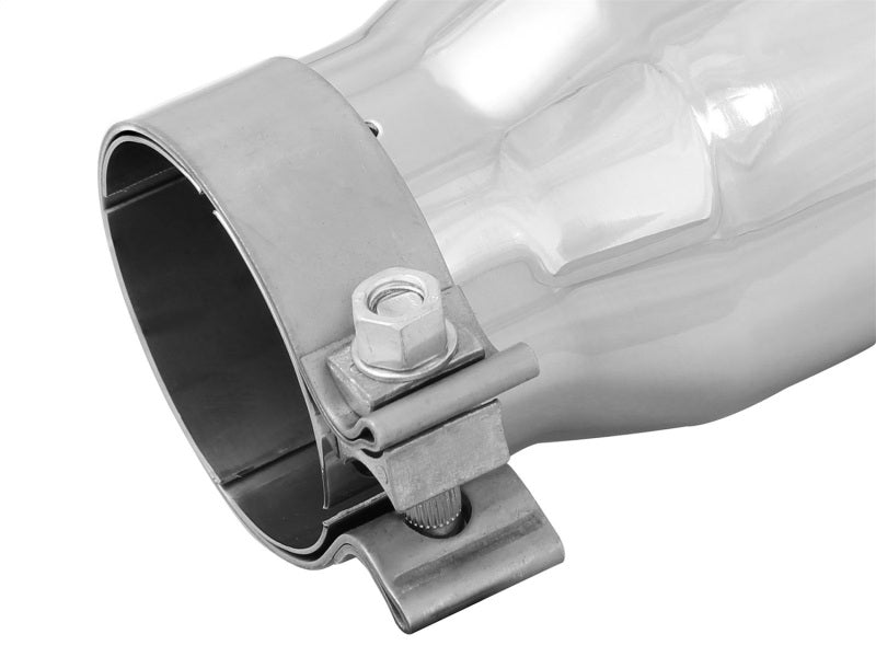 aFe MACH Force-Xp 3in 304 Stainless Steel Exhaust Tip Polished - 3in In x 49T30401-P09 Photo - Unmounted