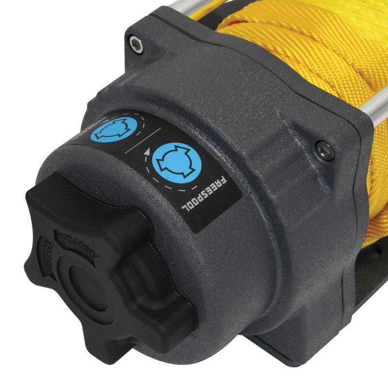 Superwinch 2500 LBS 12V DC 3/16in x 40ft Synthetic Rope Terra 2500SR Winch - Gray Wrinkle 1125270 1125270 Photo - Close Up