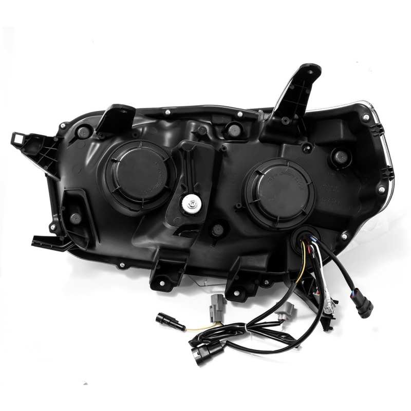 AlphaRex 10-13 Toyota 4Runner PRO-Series Proj Headlights Plank Style Alpha Blk w/Seq Signal/DRL 880754 880754 User 1