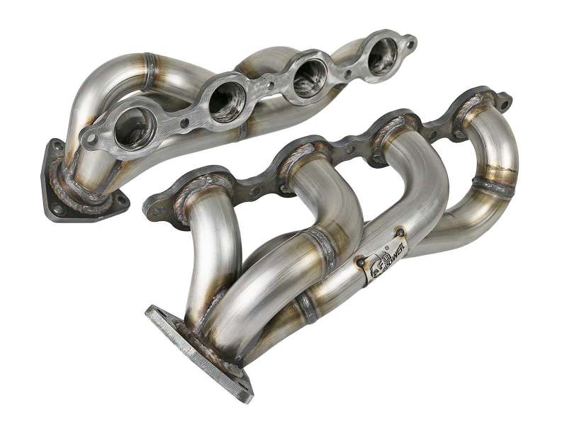 aFe Twisted 1-3/4in 304SS Shorty Header 20-23 GM 2500/3500HD 6.6L V8 48-34145 48-34145 Photo - Primary