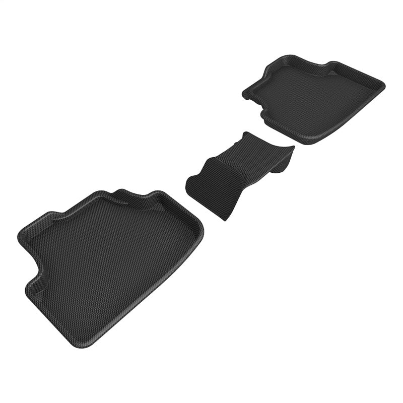 3D MAXpider ACE Kagu - Rear - Black Floor Mats Floor Mats - Rubber main image