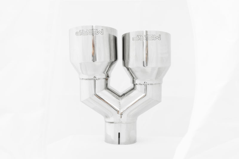 MBRP Universal T304 SS Dual Tip 4in OD/2.5in Inlet T5178 T5178 Photo - Close Up