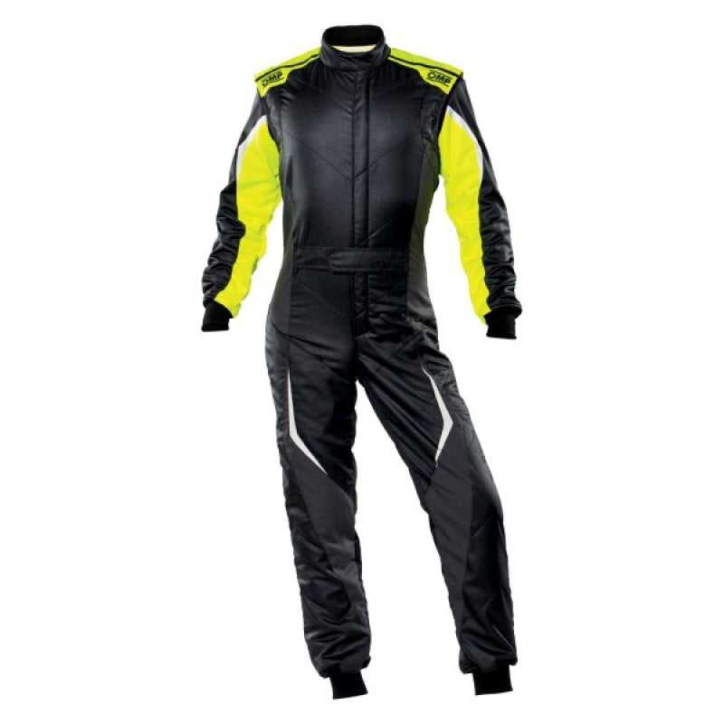 OMP Tecnica Evo Overall My21 Black/Yellow - Size 58 (Fia 8856-2018) IA0-1859-B01-178-58 IA0-1859-B01-178-58 Photo - Primary