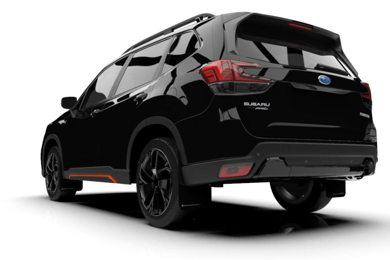 Rally Armor 2019+ Subaru Forester Black UR Mud Flap Grey Logo MF52-UR-BLK/GRY User 1
