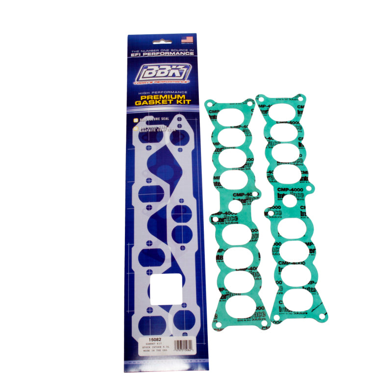 BBK 86-95 Mustang 5.0 Upper To Lower EFI Intake EFI Manifold Gasket Set Factory Ford 15082 15082 Photo - Primary
