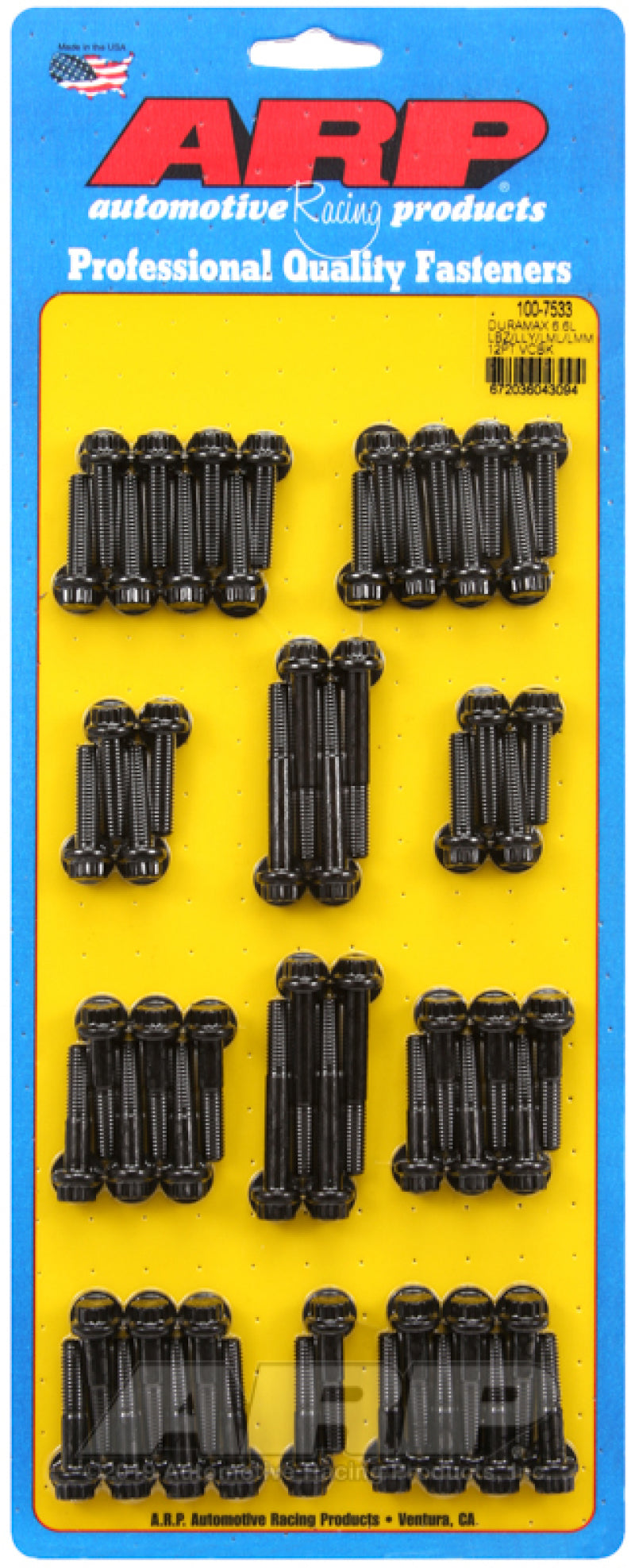 ARP Duramax 6.6L LBZ/LLY/LML/LMM 12pt Valve Cover Bolt Kit 100-7533 User 1