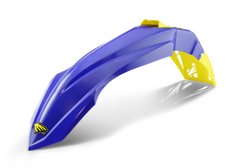 Cycra 15-21 Yamaha YZ125 Cycralite Front Fender Blue W/ Gold Vent 1CYC-1461-62LG 1CYC-1461-62LG Photo - Primary
