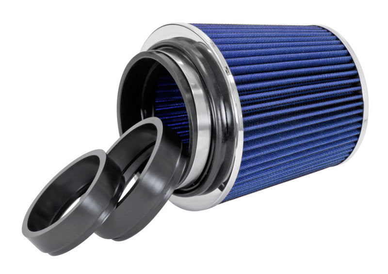 Spectre Adjustable Conical Air Filter 5-1/2in. Tall (Fits 3in. / 3-1/2in. / 4in. Tubes) - Blue 8136 8136 Photo - out of package