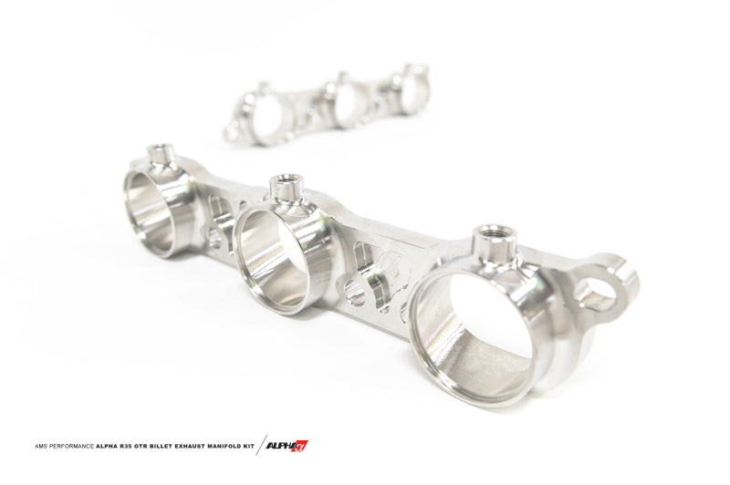 AMS Performance 2009+ Nissan R35 GT-R Billet Exhaust Manifold Flange Kit ALP.07.14.0015-1 ALP.07.14.0015-1 Photo - Primary