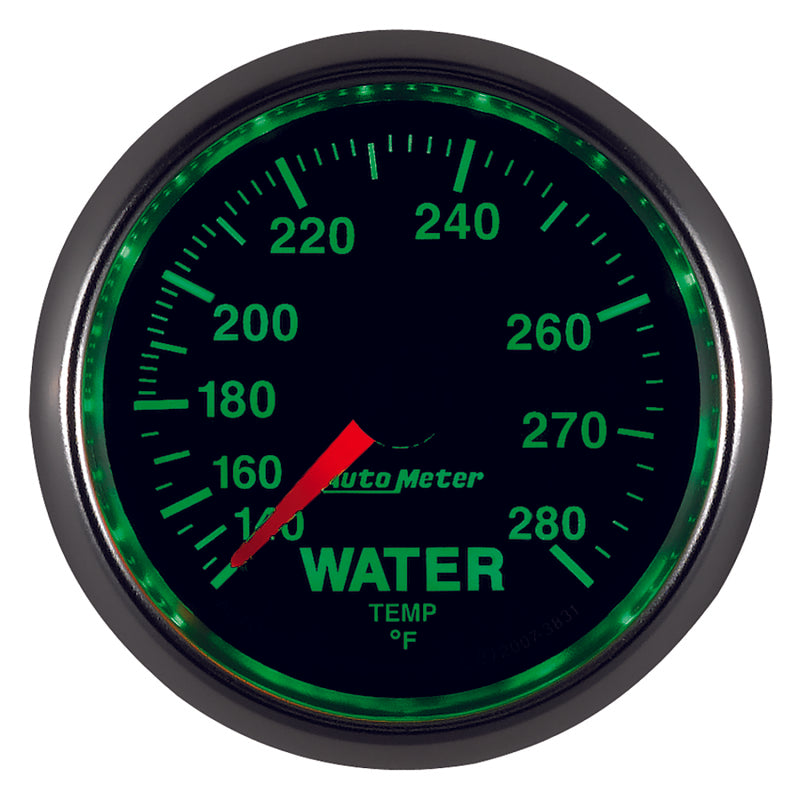 AutoMeter Gauge Water Temp 2-1/16in. 140-280 Deg. F Mechanical Gs 3831 3831 User 4