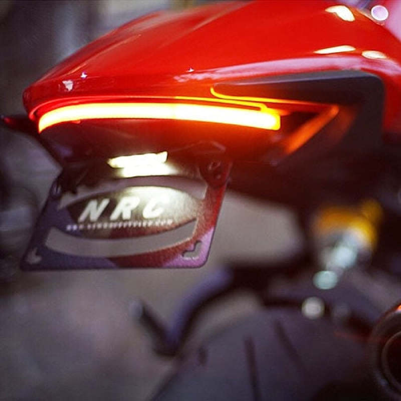 New Rage Cycles 14-17 Ducati Monster 821 Stealth Fender Eliminator Kit w/Load EQ 821-FE 821-FE Photo - Primary