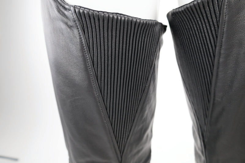 Kuryakyn Leather By River Road Plains Leather Chaps Black - Large 094420 094420 User 3