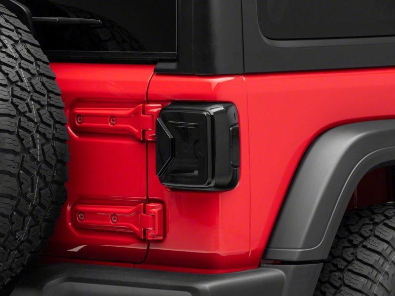 Raxiom 18-23 Jeep Wrangler JL Axial Series LED Tail Lights- Blk Housing (Smoked Lens) J142664-JL J142664-JL Photo - Close Up