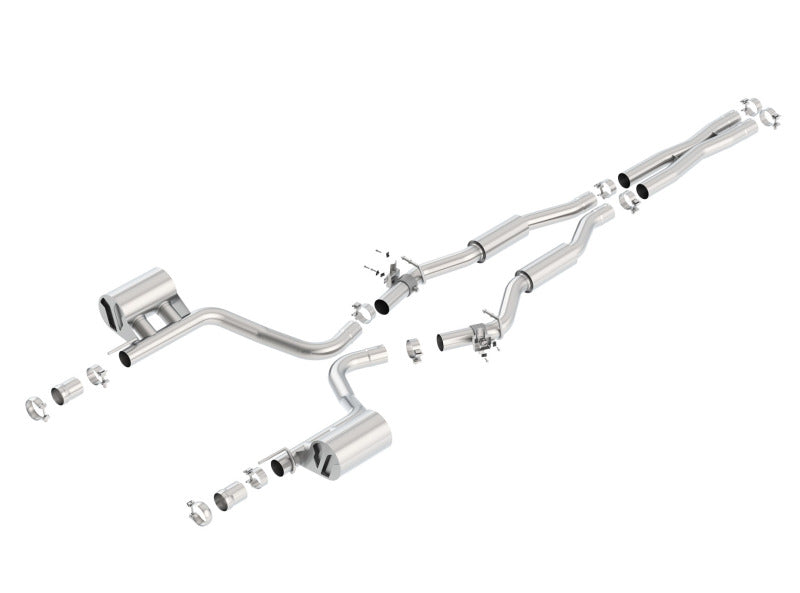 Borla 2015 Dodge Challenger SRT/392 Hemi 6.4L V8 S-TYPE Catback Exhaust w/ Valves Factory Bezel 140640 140640 Photo - Primary