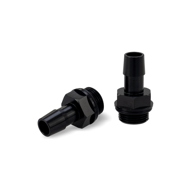 Mishimoto 2pcs. M20x1.5 1/2in Aluminum Catch Can Fittings - Black MMFT-M20-12BK MMFT-M20-12BK Photo - Primary