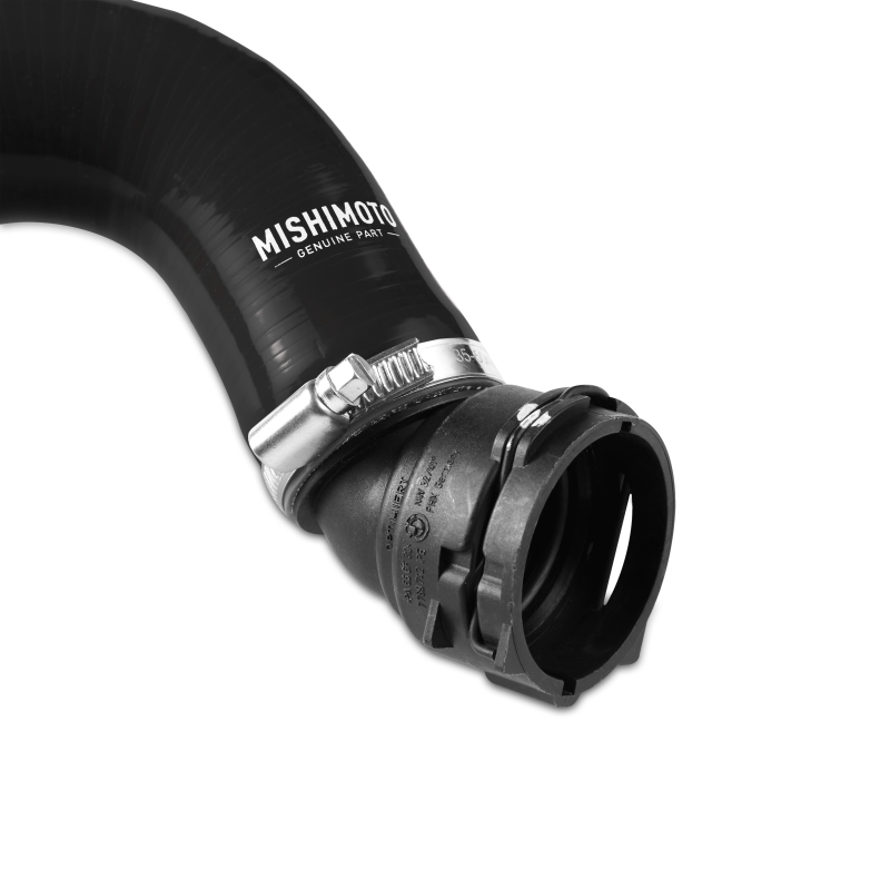 Mishimoto 15+ Ford Mustang GT Black Silicone Upper Radiator Hose MMHOSE-MUS8-15UBK MMHOSE-MUS8-15UBK Photo - Close Up