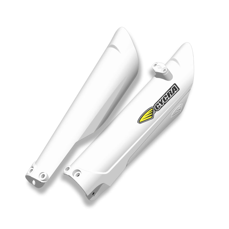 Cycra 15-23 KTM 125-500 SX/XC/SX-F/XC-F/XC-W/XCF-W/EXC-F Performance Fork Guards White 1CYC-6905-42 1CYC-6905-42 Photo - Primary