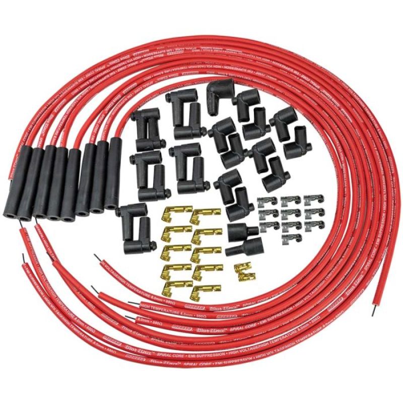 Moroso Wire Set, Univ, Red, Str 73218 User 1