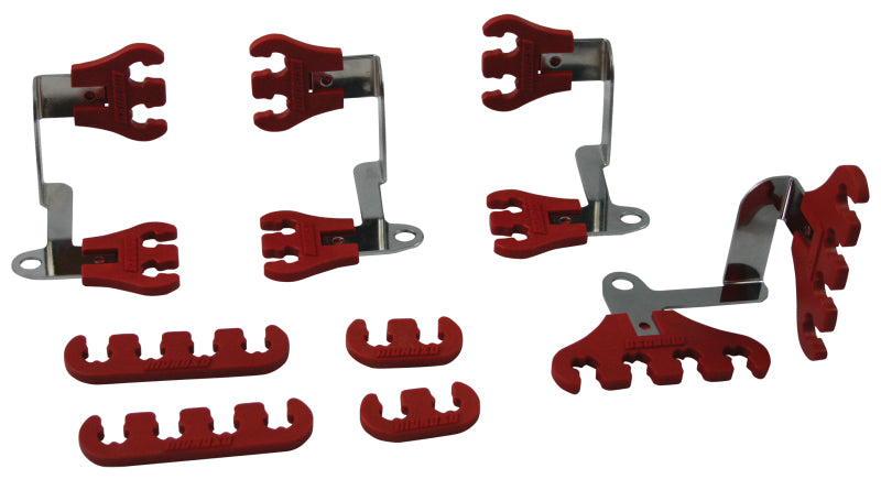 Moroso Spark Plug Wire Accessories Super Loom Kit; Red; 7-9mm (Universal) 72172 Photo - Primary