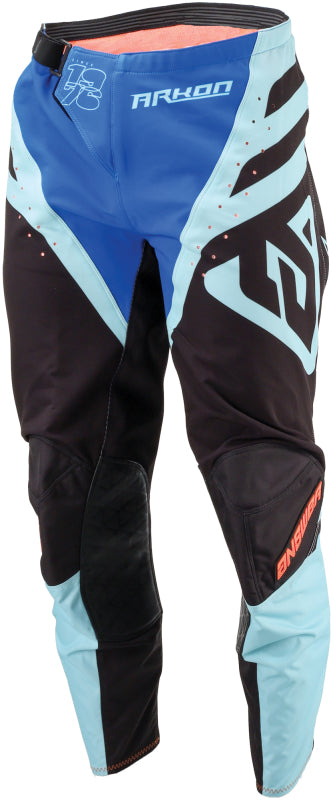 Answer 24 Arkon Nitrus Pants Blue/Black/Hyper Orange Youth Size - 28 442637 442637 User 1