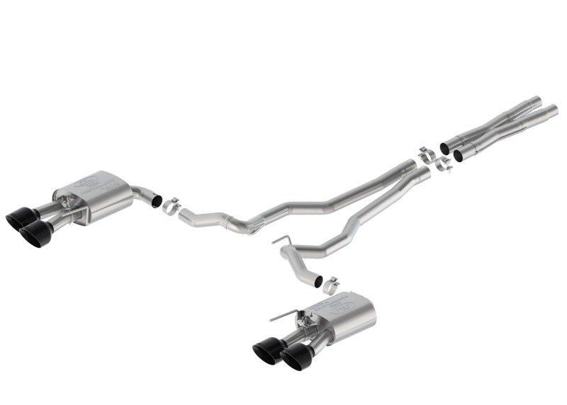Ford Racing 2024 Mustang 5.0L GT Extreme Cat-Back Exhaust W/Valance - Black Tips M-5200-M5EBVA M-5200-M5EBVA Photo - Primary
