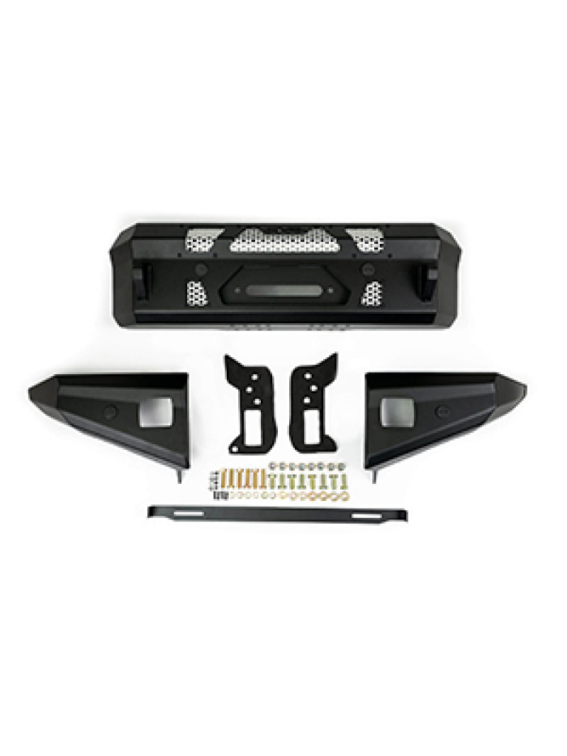 DV8 Offroad 2021+ Ford Bronco Front Bumper Winch Capable w/ Optional Bull Bar/Aux Light Opening FBBR-01 FBBR-01 Photo - Unmounted