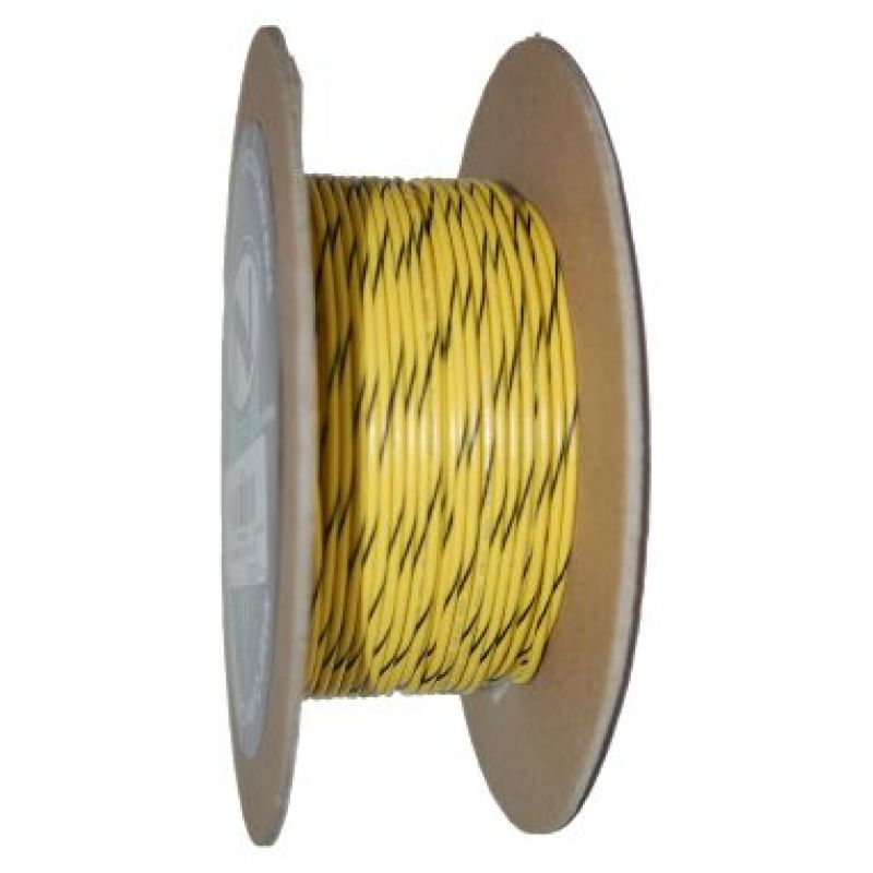 NAMZ OEM Color Primary Wire 100ft. Spool 18g - Yellow/Black Stripe NWR-40-100 NWR-40-100 Photo - Primary